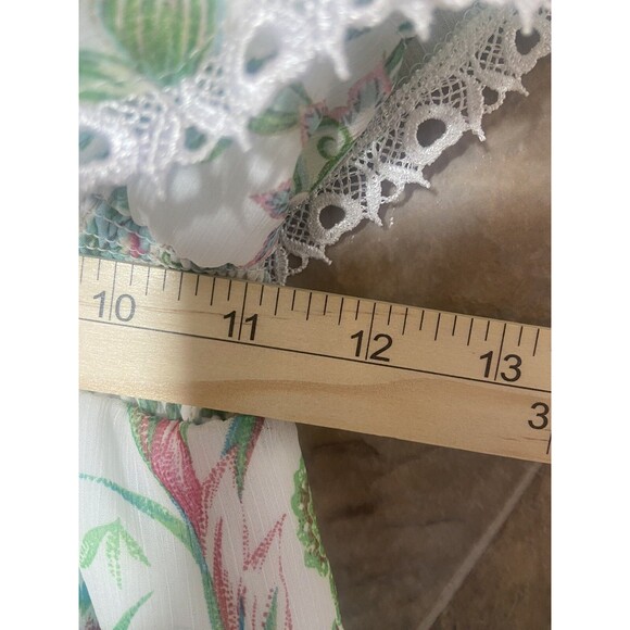 NEW House of Harlow 1960 Women’s XS White Floral Tiered Maxi Dress Sleeveless - Picture 14 of 14